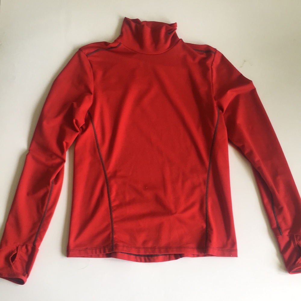 Red Nike DriFit Athletic Turtleneck